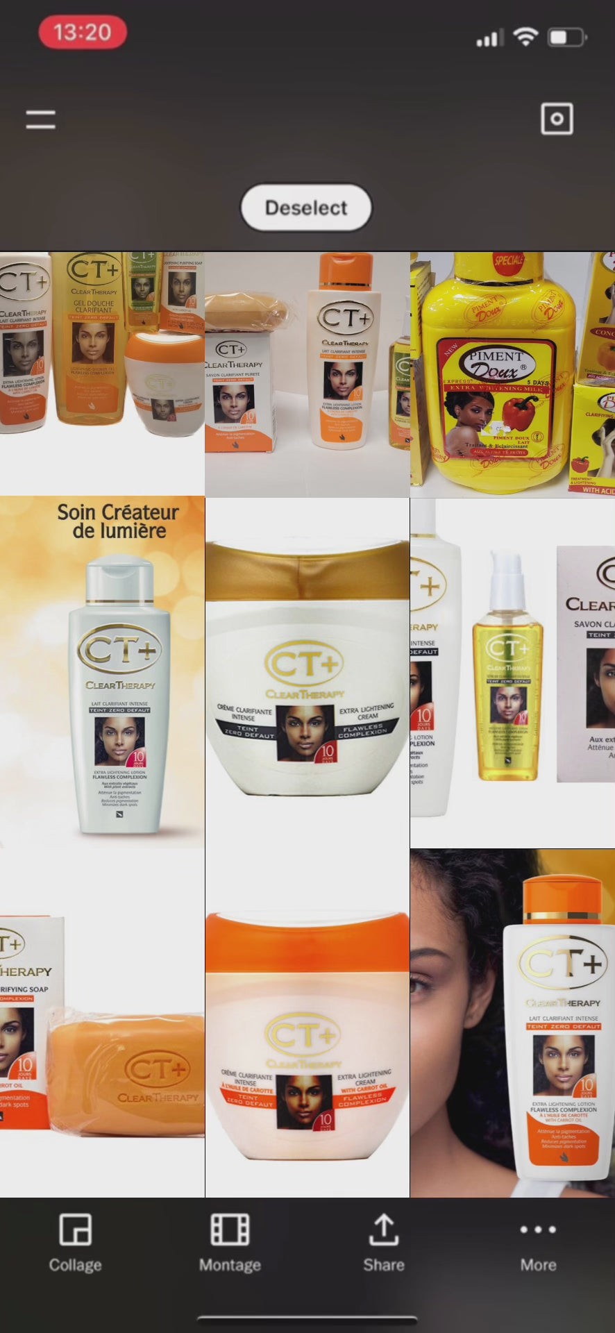 CT+ Clear Therapy Extra Carrot Lightening Lotion 250ml
