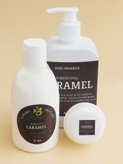 CARAMEL SKINCARE SET, 3-in-1 set RoyalGlow Organics