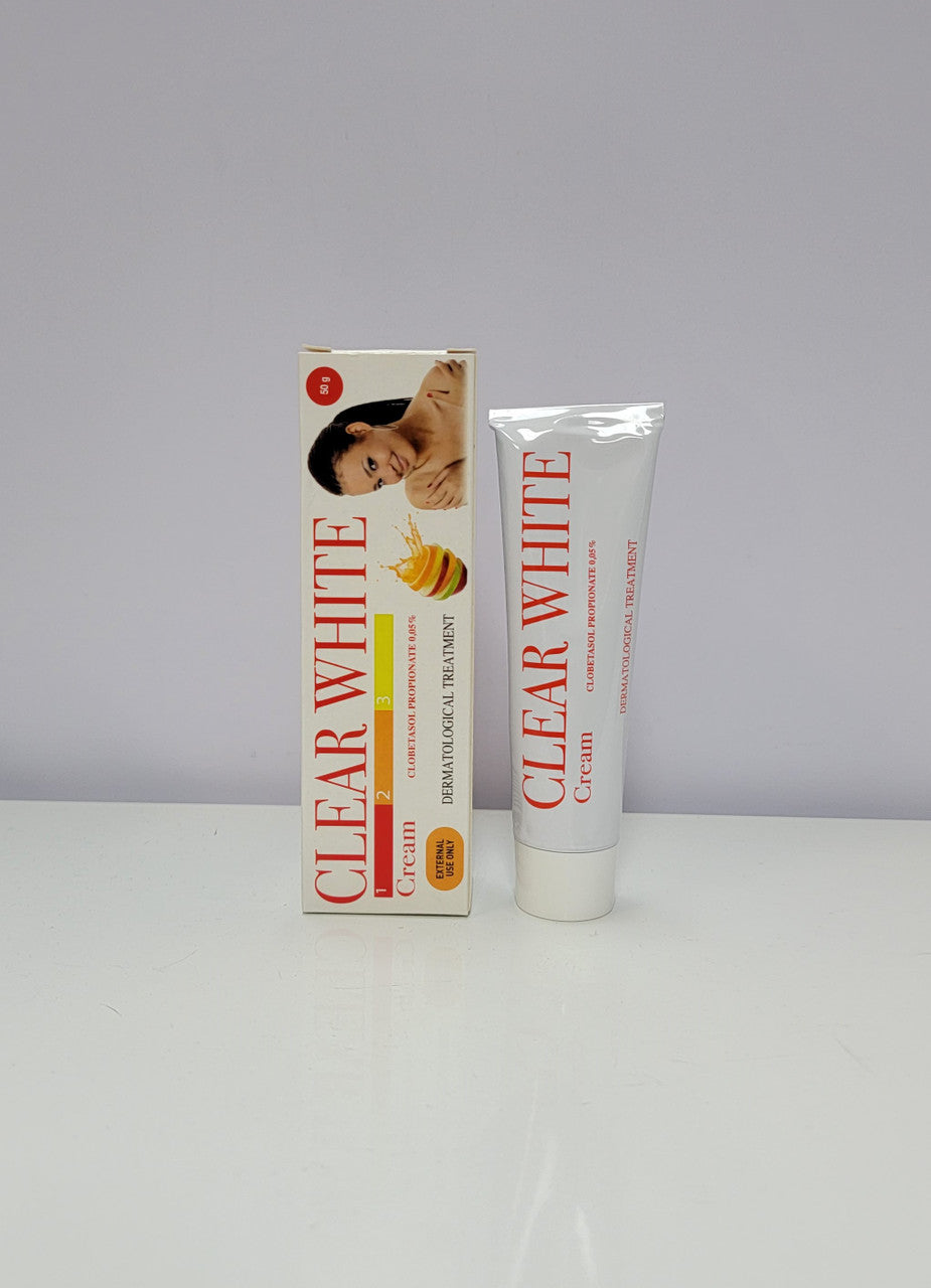 CLEAR WHITE #500 Dermatological Treatment Tube Cream 1.76oz / 50g Clear white