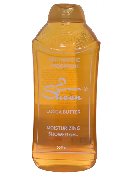 Ever Sheen Cocoa Butter Shower Gel Douche Hydratant 16.9oz / 500ml Eversheen