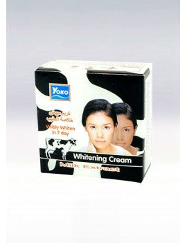YOKO-448 Milk Extract Whitening Cream(Jar+Box) 0.13 oz / 4gr YOKO