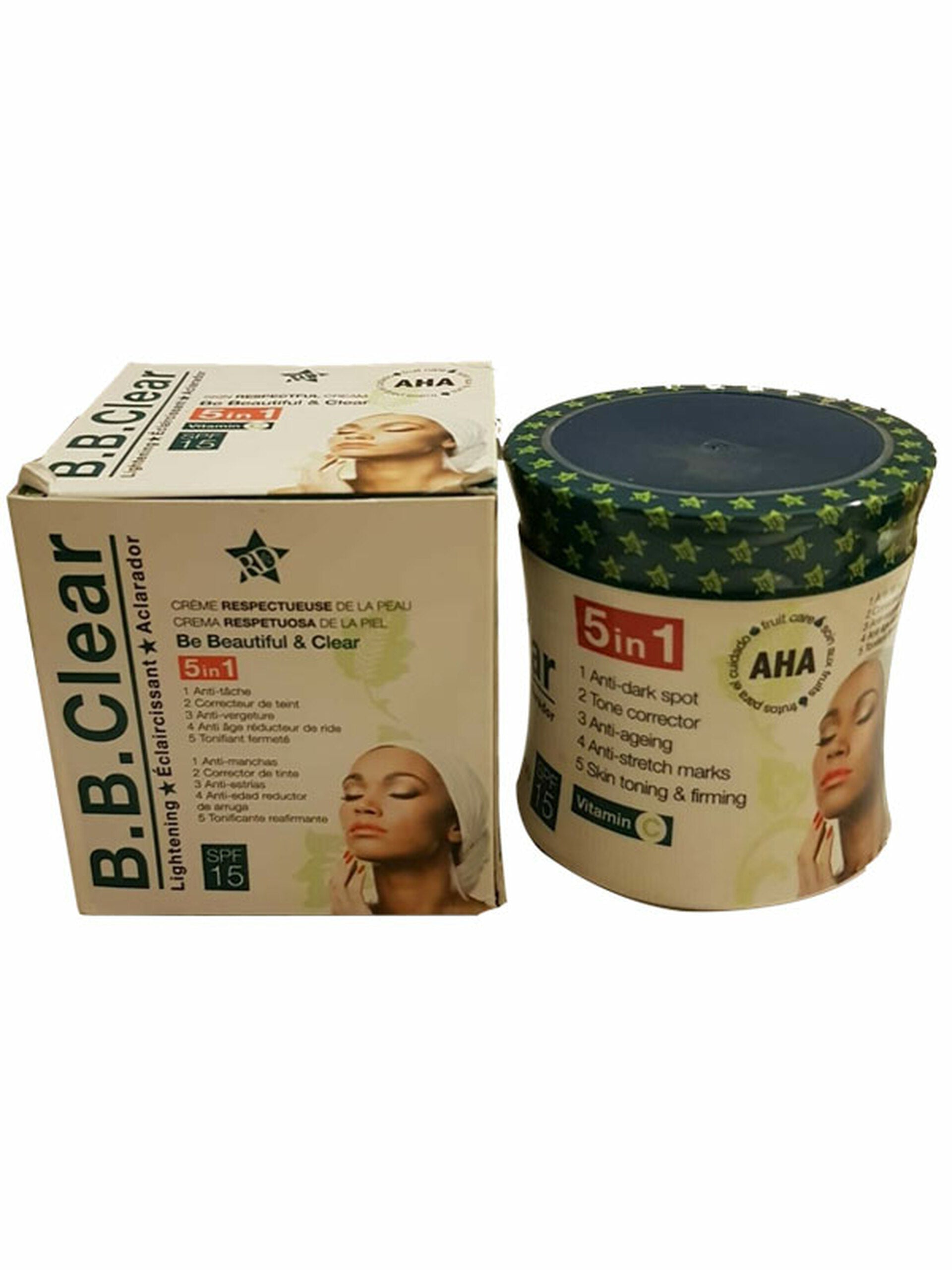 B.B Clear Whitening Beautifying Jar Cream 320ml B B CLEAR