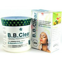 B.B Clear 5 in 1 Lightening Jar Cream with AHA 4.7oz / 140ml. Small jar B B CLEAR