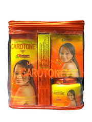 Carotone Brightening Kit Lotion, Cream, Tube Cream and Soap carotone