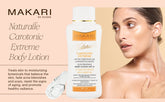 Makari Carotonic Multi-Vitamin Toning Body Lotion with Carrot Oil SPF 15 17.6oz/500ml Makari