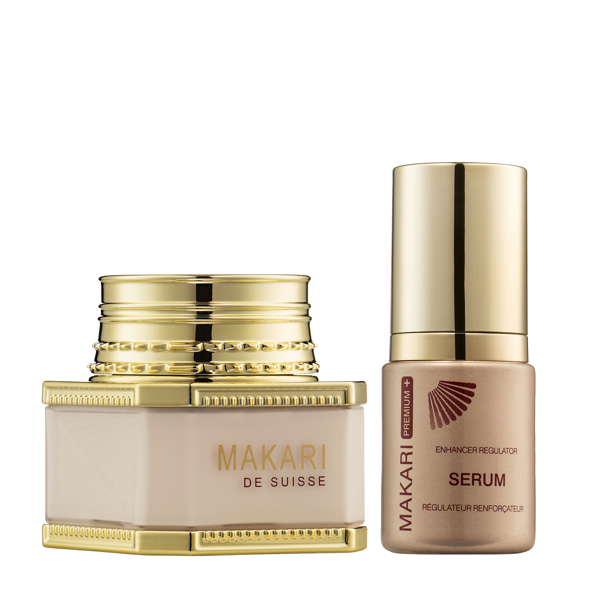 Makari MuMakari PREMIUM+ Duo Pack (Whitening Cream 3.38oz/ & Serum 1.01oz) Makari