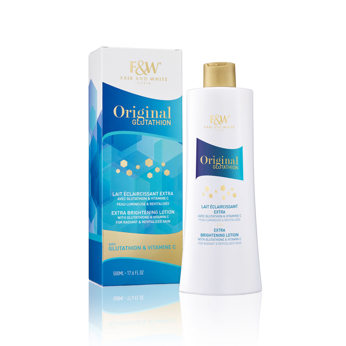 Fair and White Original Glutathion Brightening Lotion 500ml FAIR & WHITE ORIGINAL