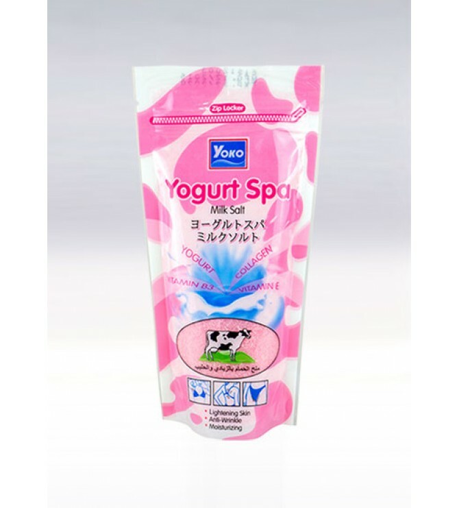YOKO-444 YOGURT SPA MILK SALT (Zipper Bag) 10 oz / 300gr YOKO