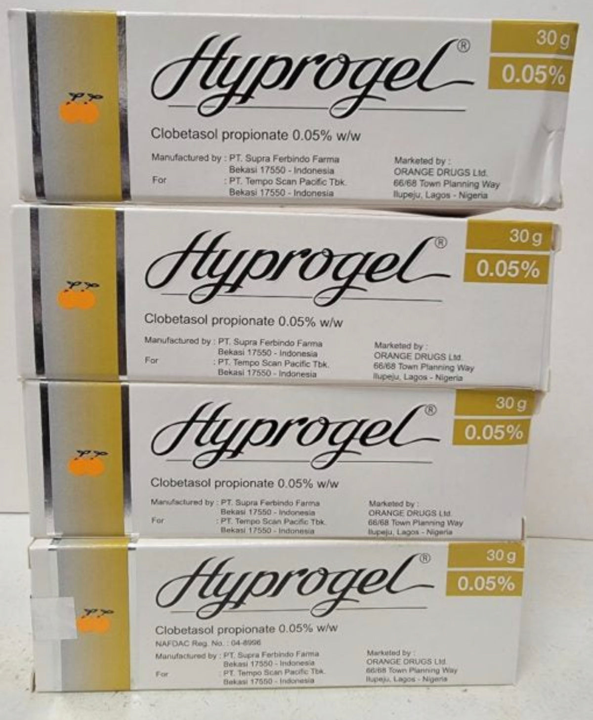 Hypprogel Tube Cream 1.5 oz / 40 g x10