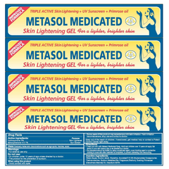 Metasol Medicated Skin Lightening Tube Gel 1.76 oz / 50 g