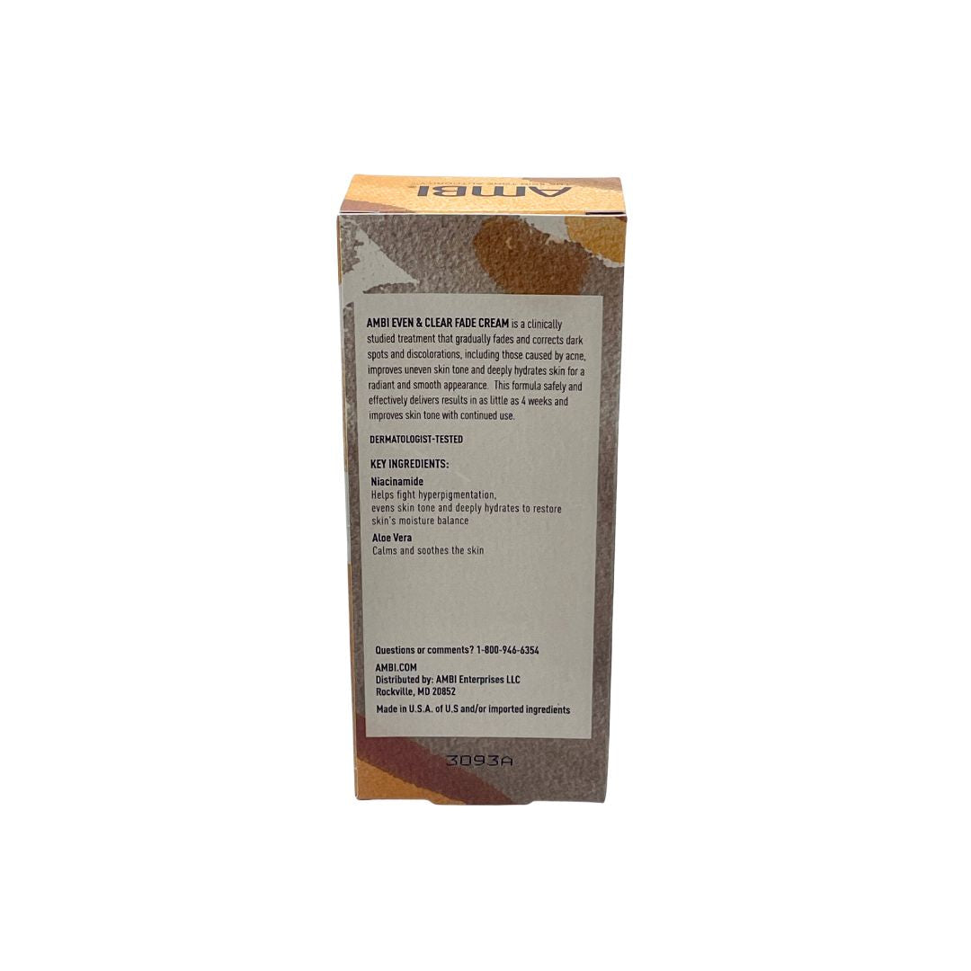 AMBI EVEN & CLEAR FADE CREAM ALOE VERA | 1OZ | 30ML by Ambi