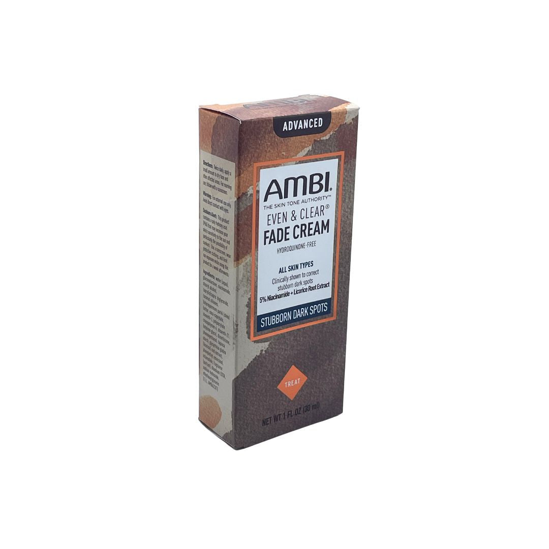 AMBI EVEN & CLEAR FADE CREAM STUBBORN DARK SPOTS 1OZ | 30ML