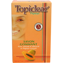 Topiclear Papaya Exfoliating Soap 7oz/200g Topiclear