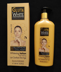 Gluta White Glutathione & Collagen Whitening Lotion 8.5floz Gluta white