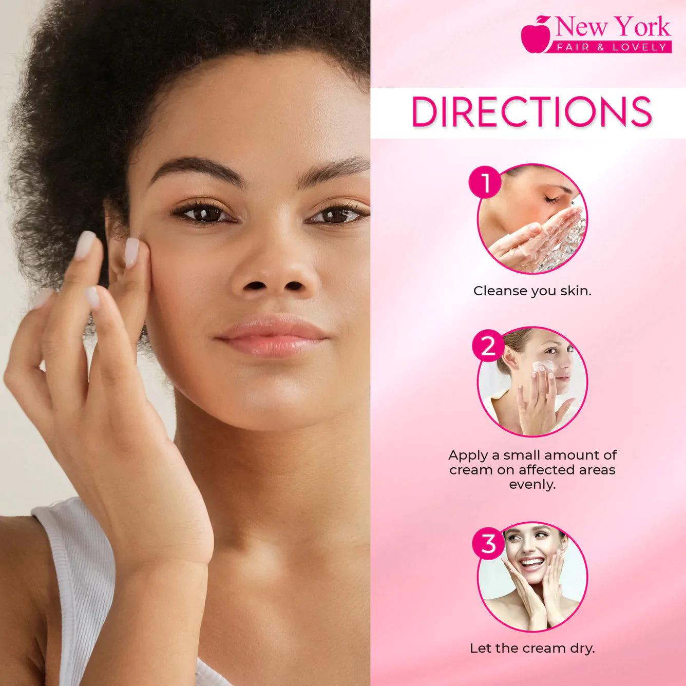 New York Fair & Lovely Active Lightening Jar Cream 3.4oz / 100ml New York fair and lovely
