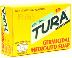 Tura Germicidal Medicated Soap (Blue) 2.50 oz / 75 g TURA