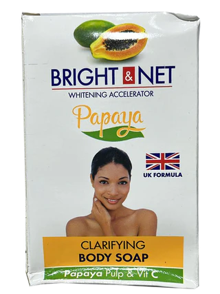 Bright & Net Papaya Clarifying Body Soap 190 Grs \ 6.7 Oz BRIGHT & NET