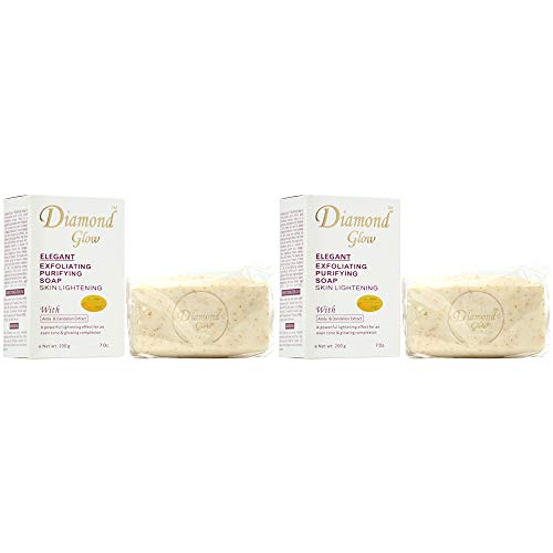 Diamond Glow Elegant Exfoliating Purifying Soap 7 ozn x 1 Pack Diamond Glow