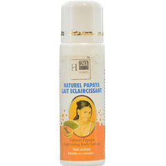 H20 Natural Papaya Lightening Body Milk Lotion 16.9 oz / 500 ml H20