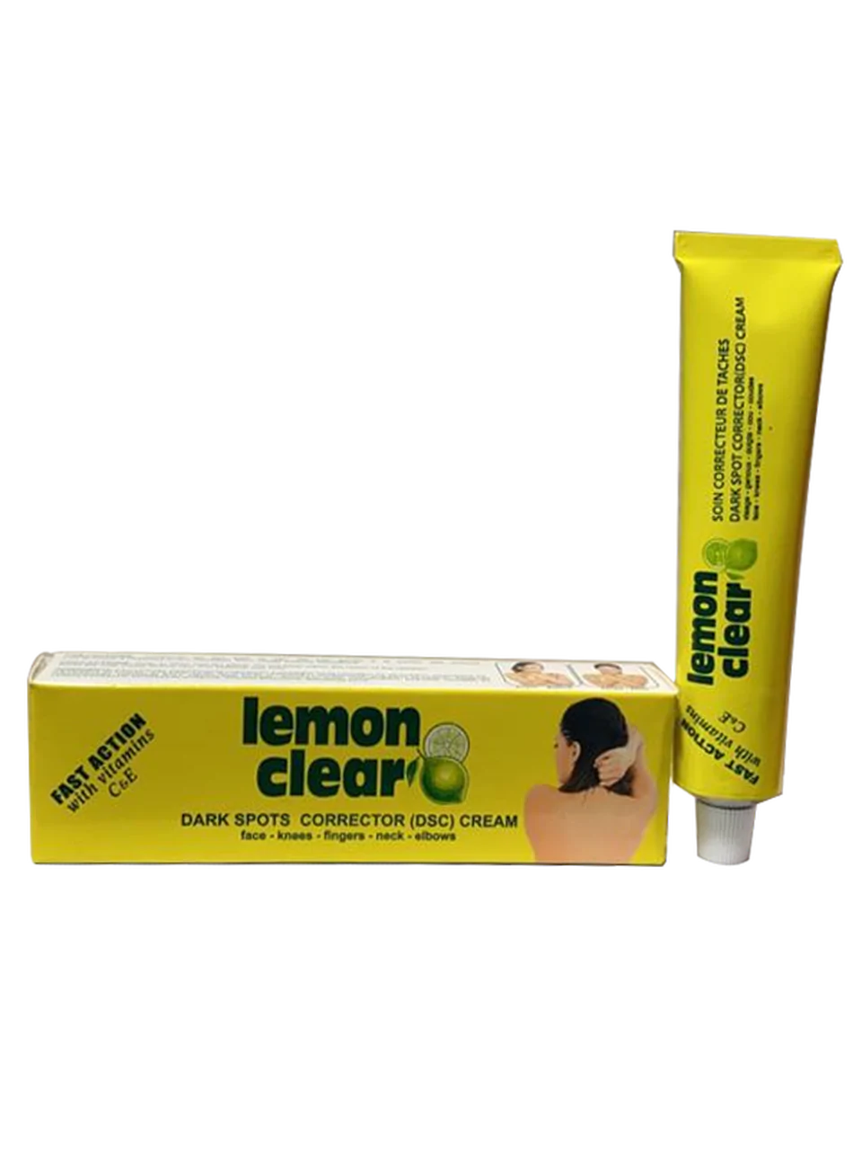 Lemon clear Dark Spot Corrector Tube cream (Face, Knees, Neck, Elbows) 1.41oz / 40g Lemon clear