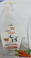 L'affair Spa Silky White Goat Milk Shower Cream W/Carrot 42.3oz/1200ml Laffair
