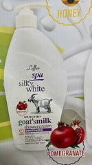 L'affair Spa Silky White Goat Milk Shower Cream W/Pomegranate 42.3oz/1200ml Laffair
