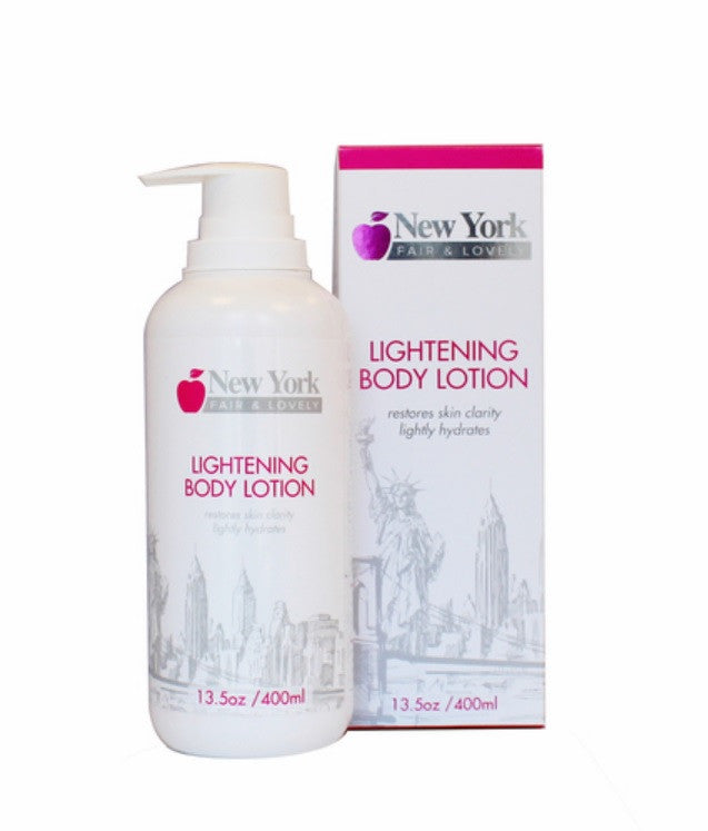 New York Fair & Lovely Lightening Body Lotion 13.5 oz / 400 ml New York fair and lovely