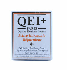 QEI+ Harmonie Exfoliating Purifying Soap Light Complexion & No Spots with Carrot Oil 7oz/200g Qei +