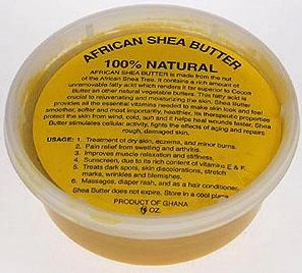 African Shea Butter Pure Raw Unrefined From Ghana 8 oz shea butter