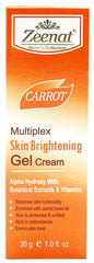 Zeenat Carrot Multiplex Skin Brightening Gel Cream 30g ZEENAT