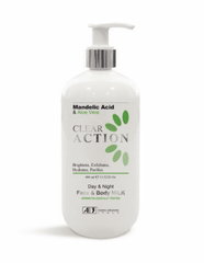A3 CLEAR ACTION Day & Night Face & Body Milk (w/ Mandelic Acid) 13.52oz / 400ml A3 clear action