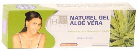 H20 Natural Aloe vera Tube Gel 2.00 oz / 60 g H20