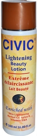 Civic Lightening Beauty Lotion (Brown Top) 16.8 oz / 500 ml Civic