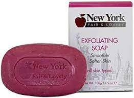 New York Fair & Lovely Exfoliating Soap 100g / 3.5oz New York fair and lovely
