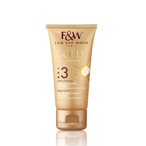 Fair & White Gold Cream #3 Protect Sunscreen SPF50 1.7oz / 50ml Fair & White Gold