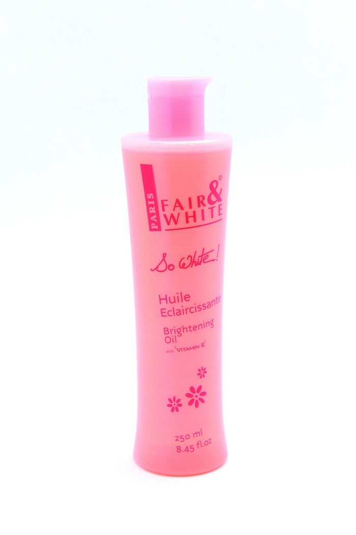 So White Brightening Oil with Vit-E 8.45 oz / 250ml Fair & White So White