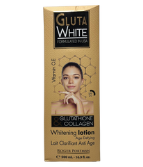 Gluta White Glutathione & Collagen Whitening Lotion 16.9floz Gluta white