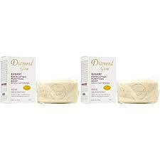 Diamond Glow Elegant Exfoliating Purifying Skin Lightening Soap 7oz / 200g x 1Pack Diamond Glow