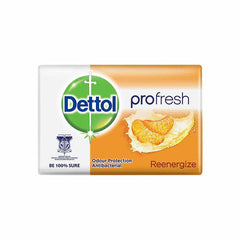 Dettol Anti-Bacterial Bar Soap, Re-Energize, 105 Gr / 3.7 Oz Pack Of 6 Dettol