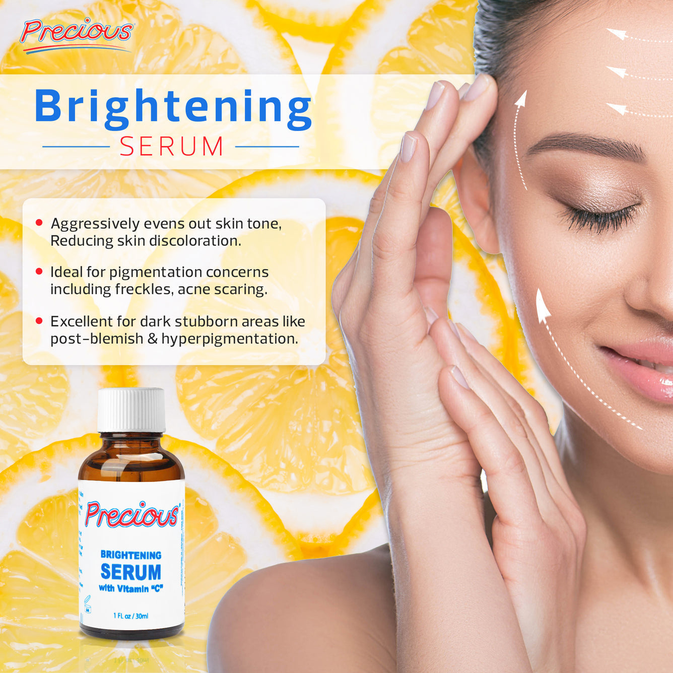 Precious Skin Lightening Serum 1 oz / 30 ml PRECIOUS