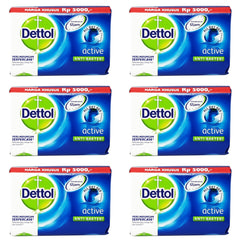 Dettol Anti-bacterial Bar Soap Active - Pack Of 3 Dettol