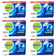 Dettol Anti-bacterial Bar Soap Active - Pack Of 12 Dettol