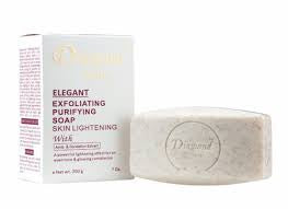 Diamond Glow Elegant Exfoliating Purifying Skin Lightening Soap 7oz / 200g x 1Pack Diamond Glow