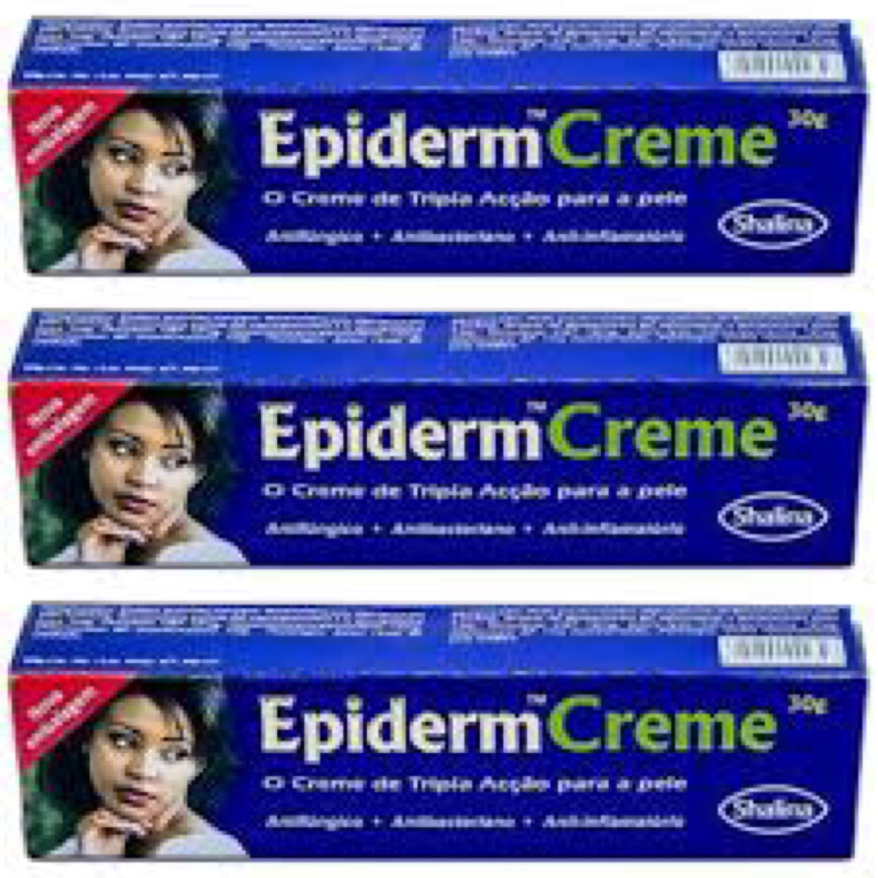 Epiderm Fast Action Crème 1oz/30g 3pcs Epiderm