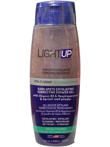 Lightup Dark Spots Exfoliating Correcting Body Wash 400ml Light up