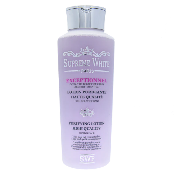 Supreme White Shea Butter Extract Purifying Lotion High Quality 500ml supreme white