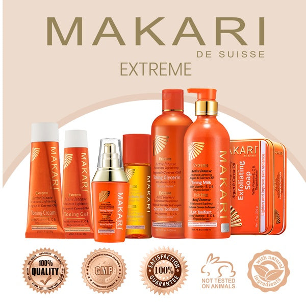 Makari Multi-ActionMakari Naturalle Carotonic Extreme Skin Lightening Body Lotion 17.6 oz Makari