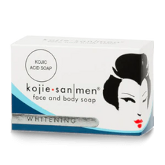 Kojiesan #277 Men face & body Whitening KOJIC ACID SOAP (White + Blue color box) 4.76oz/ 135g Kojie San