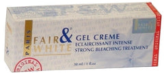 Fair & White Gel Creme Eclaircissant intense Strong Bleaching Treatment (White Tube)) 1 oz / 30ml FAIR & WHITE ORIGINAL