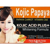 KOJIC Papaya #047 Papaya Carrot Vit C&E KOJIC ACID PLUS Whitening Formula Soap 4.5 oz / 135 gr   Be the first to review this p KOJIC CLEAR